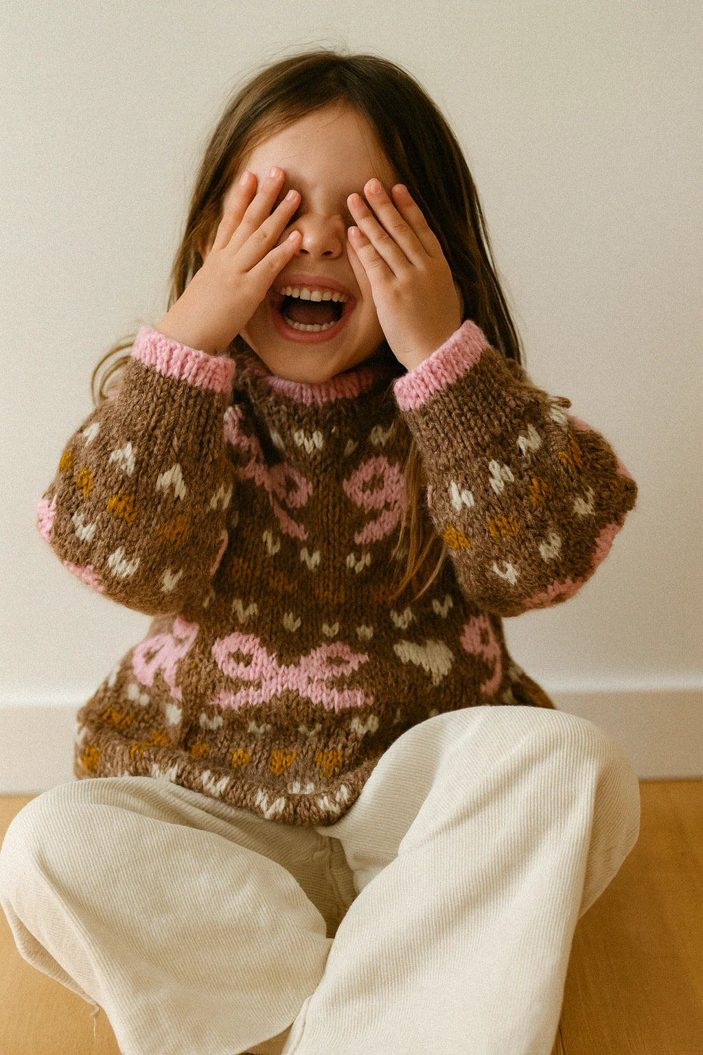 Bow Merino Hand-Knitted Sweater
