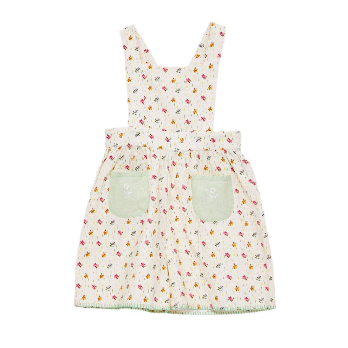 Lucie, the Prairie Ikat Romper