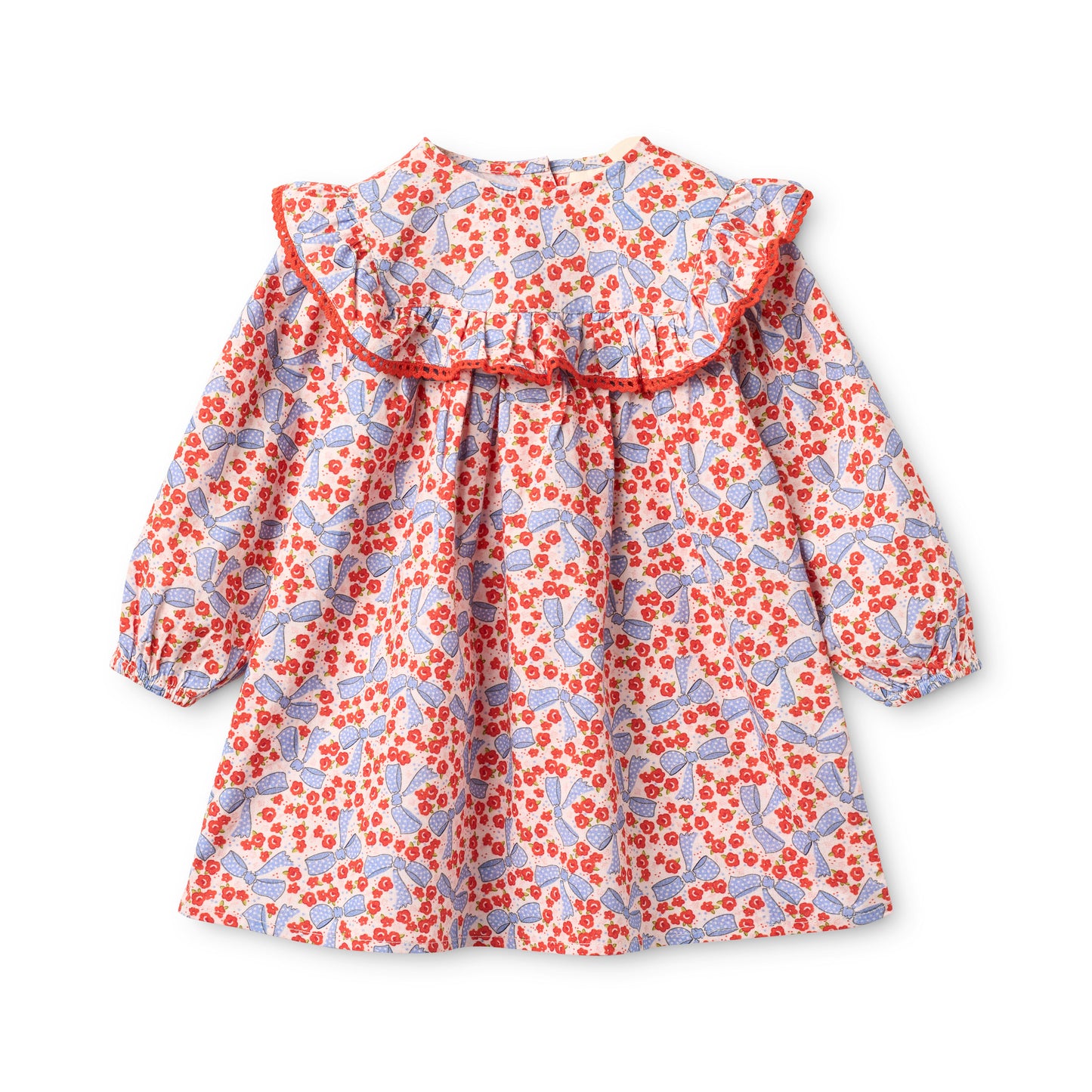 Blair, Floral Ruffle Collar Dress