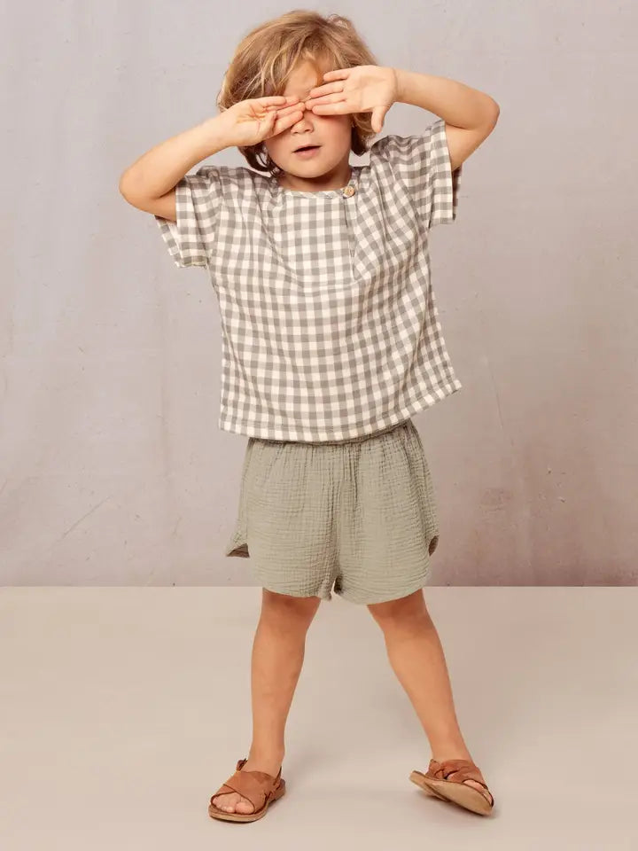 Georgette, the unisex Short Verdigris