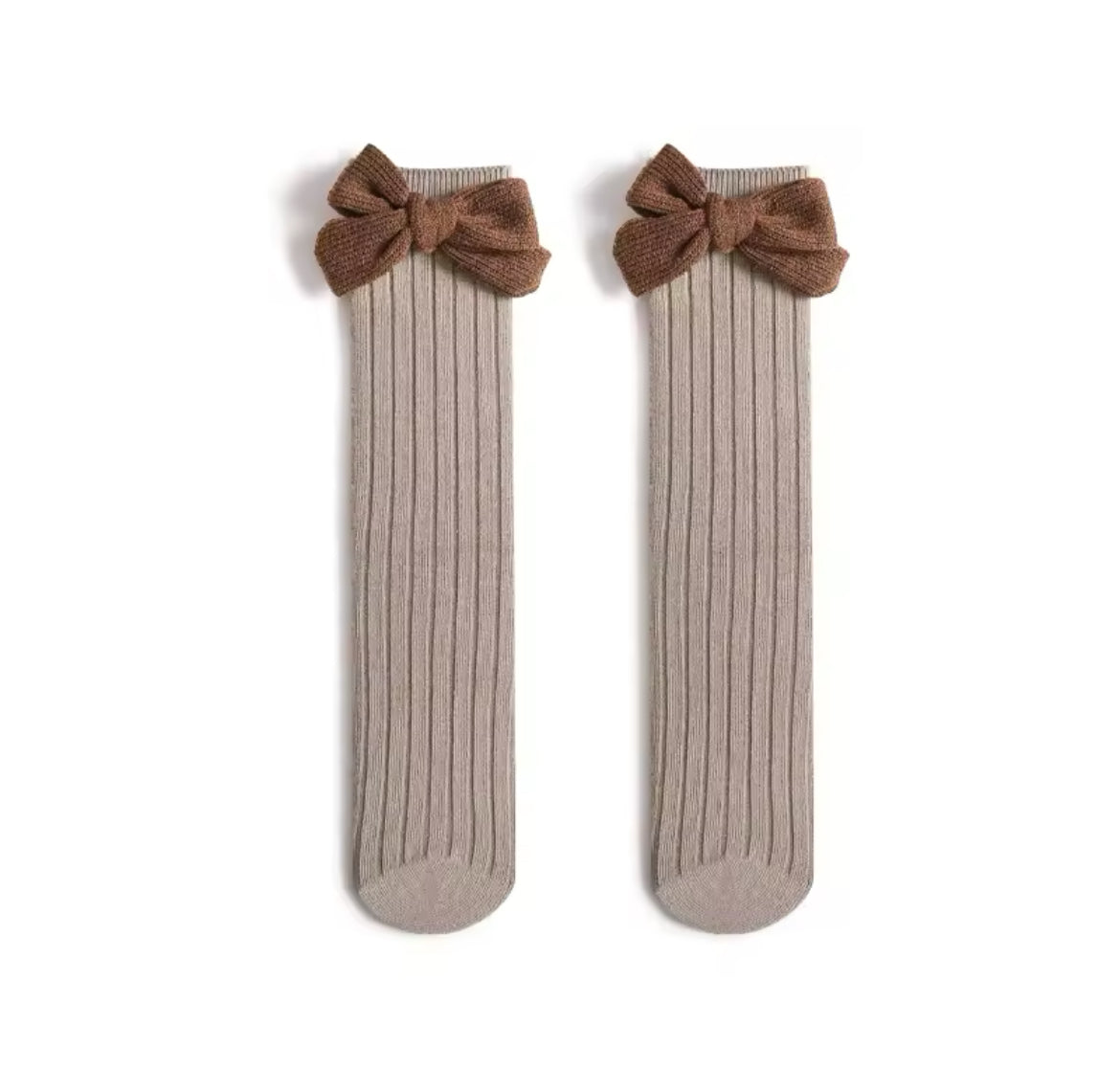 Pénélope, the Knee-High socks with bows