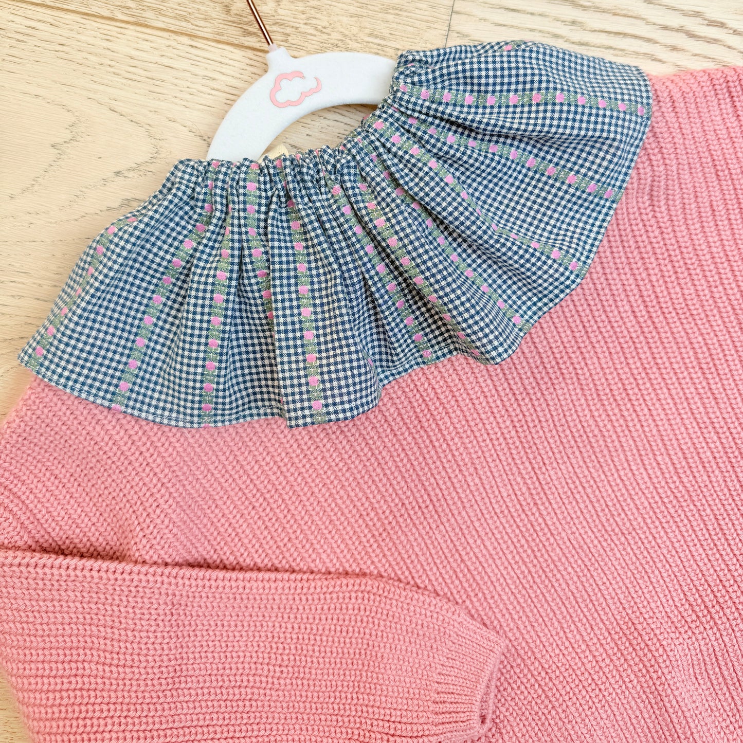 Blush Pink Cotton Unisex Sweater