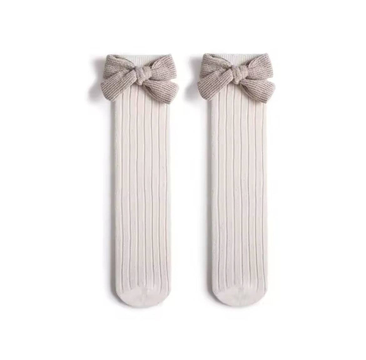 Pénélope, the Knee-High socks with bows