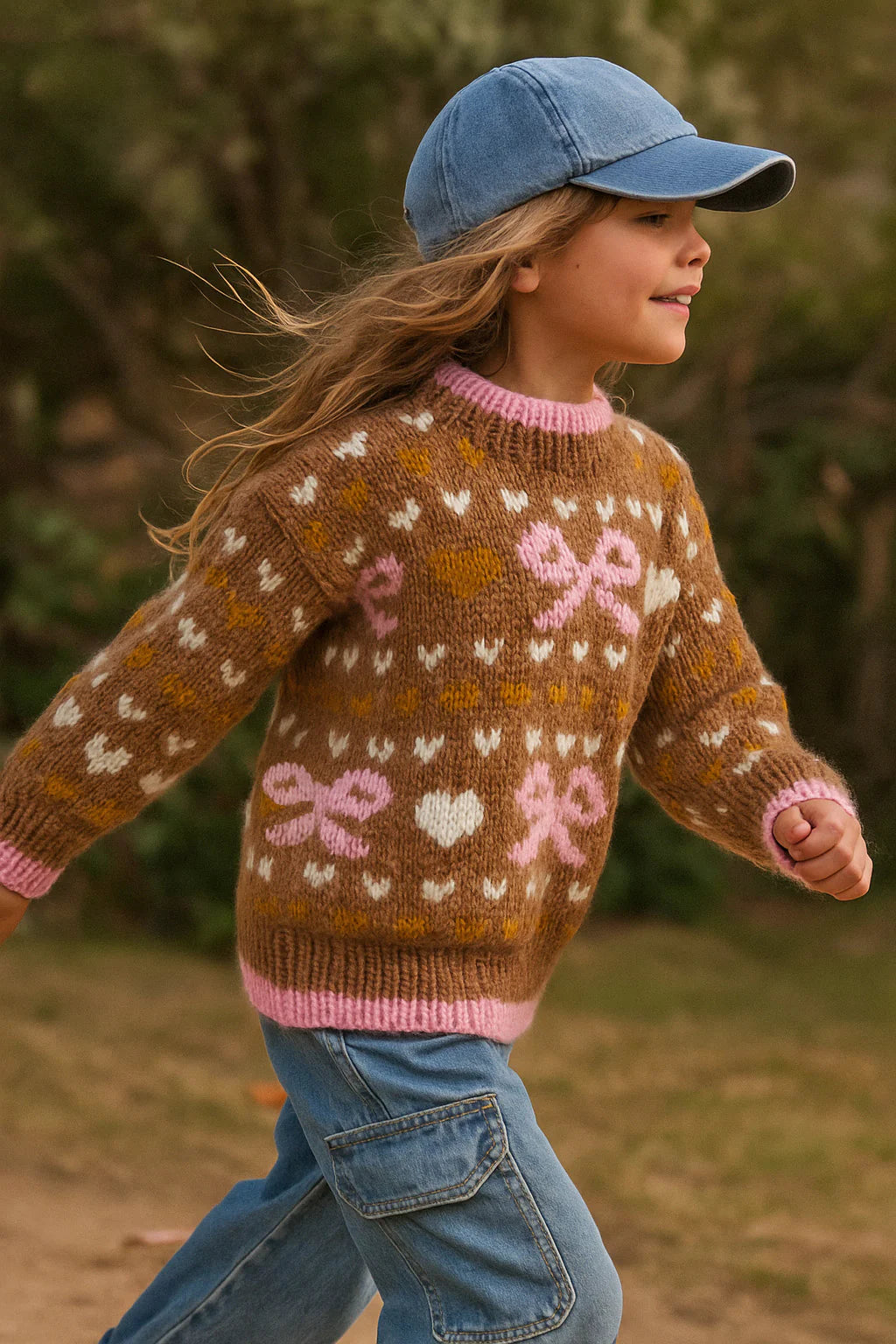 Bow Merino Hand-Knitted Sweater