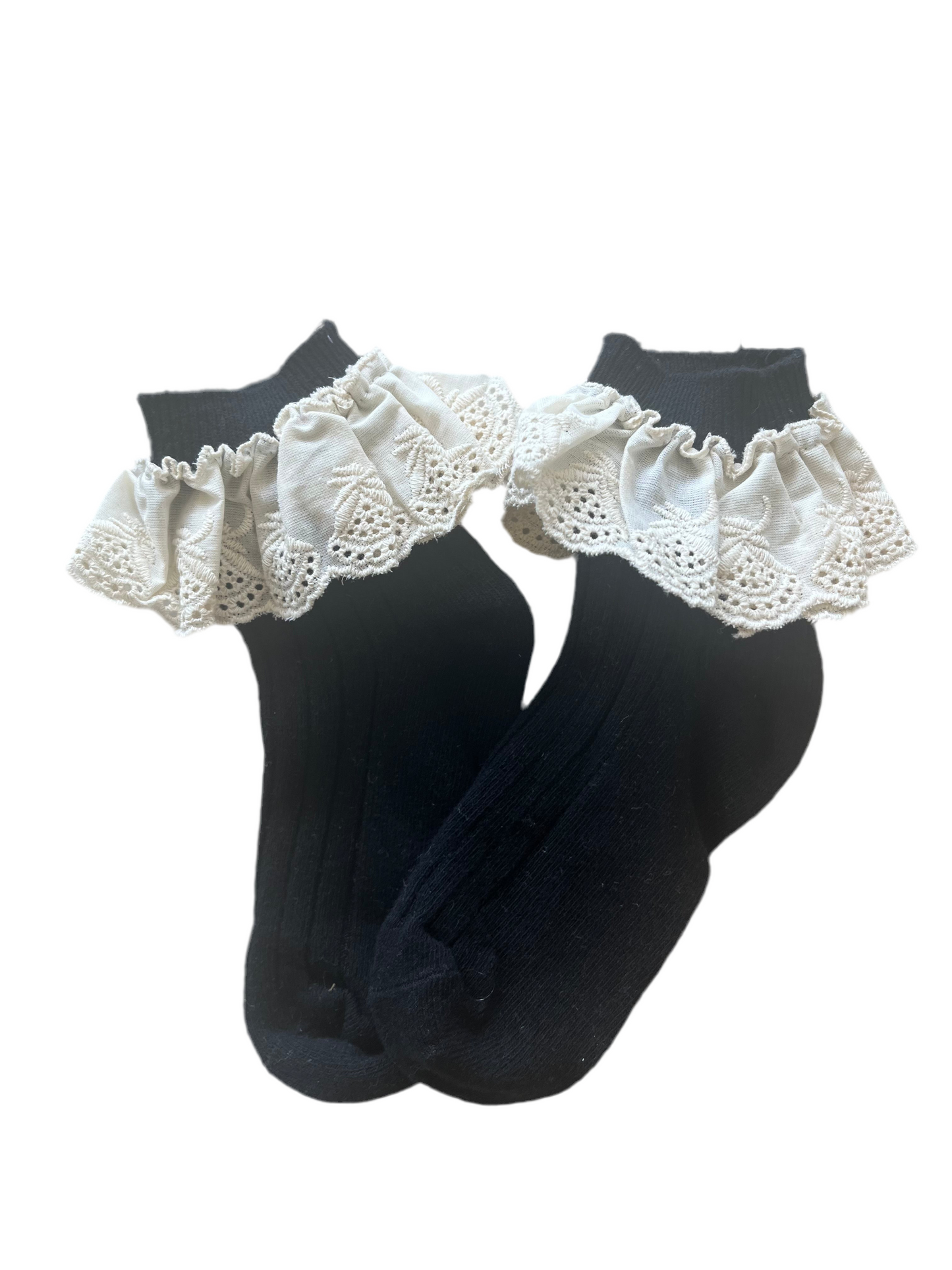 Bobby, the lace ruffled sock