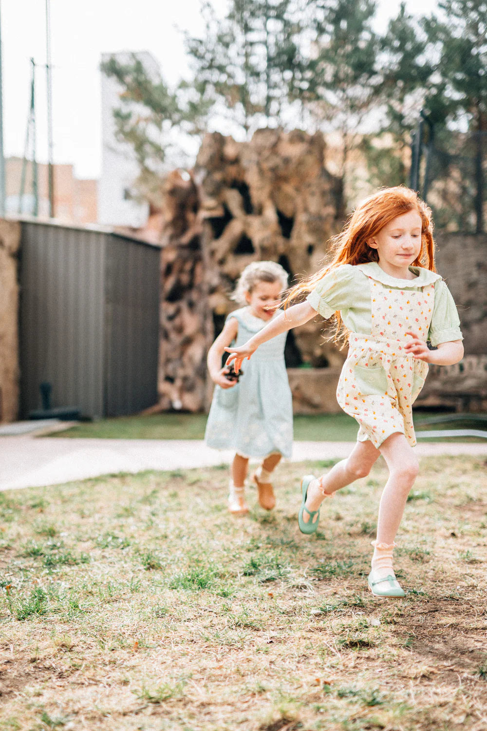 Lucie, the Prairie Ikat Romper