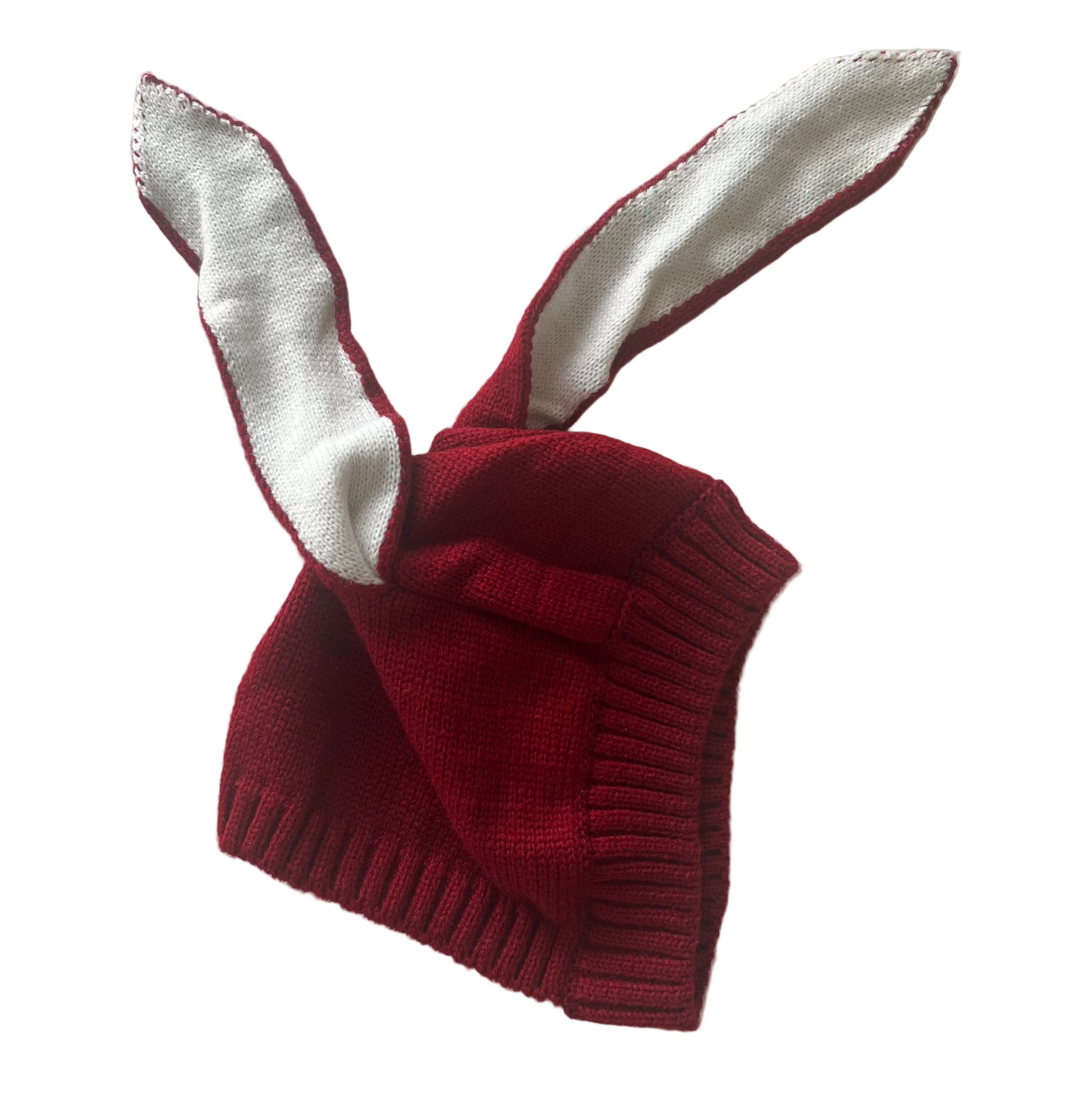 Peter, the knitted bunny ears beanie