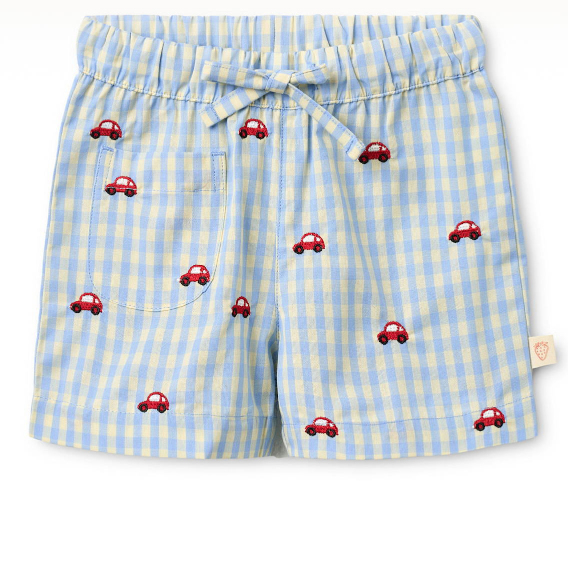 Gingham Car Shorts