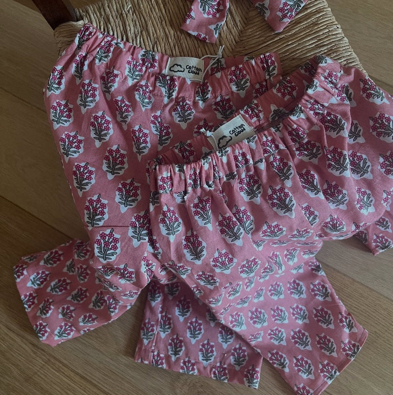 Pink Flower Trousers