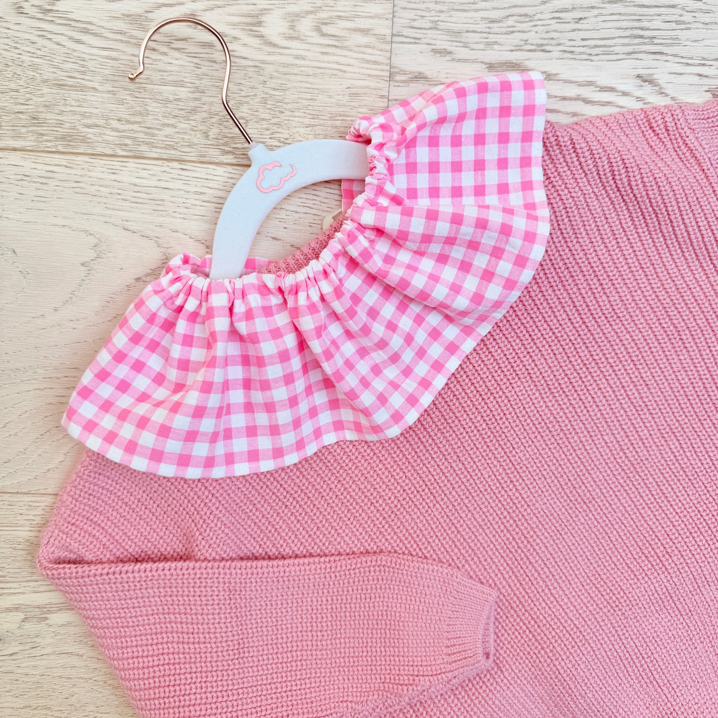 Blush Pink Cotton Unisex Sweater