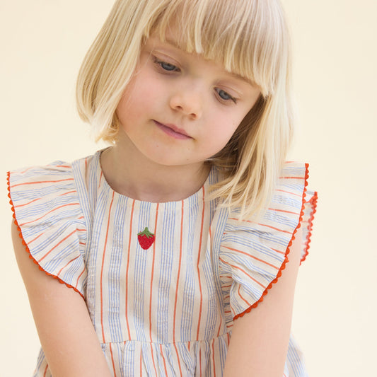 Lou, Striped Cotton Dress