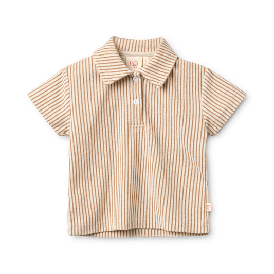 Light Brown Striped Shirt