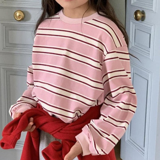 Striped Pink Sweatshirt