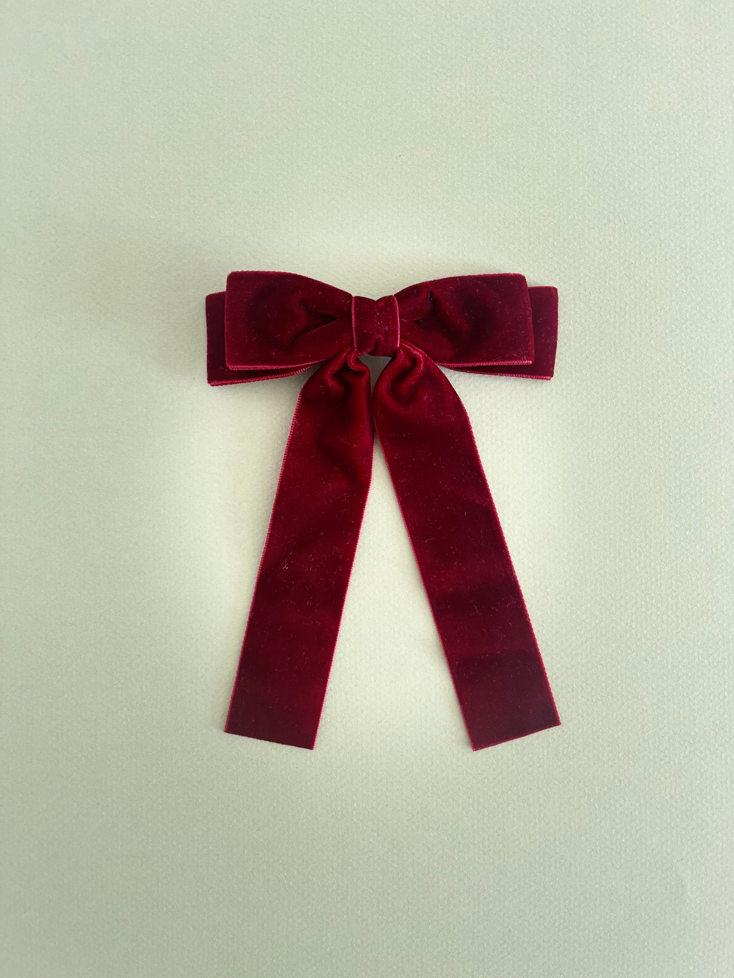 Christmas Red Velvet Hairbow