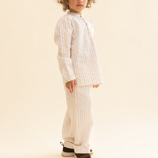 Jules, Striped Cotton Pants