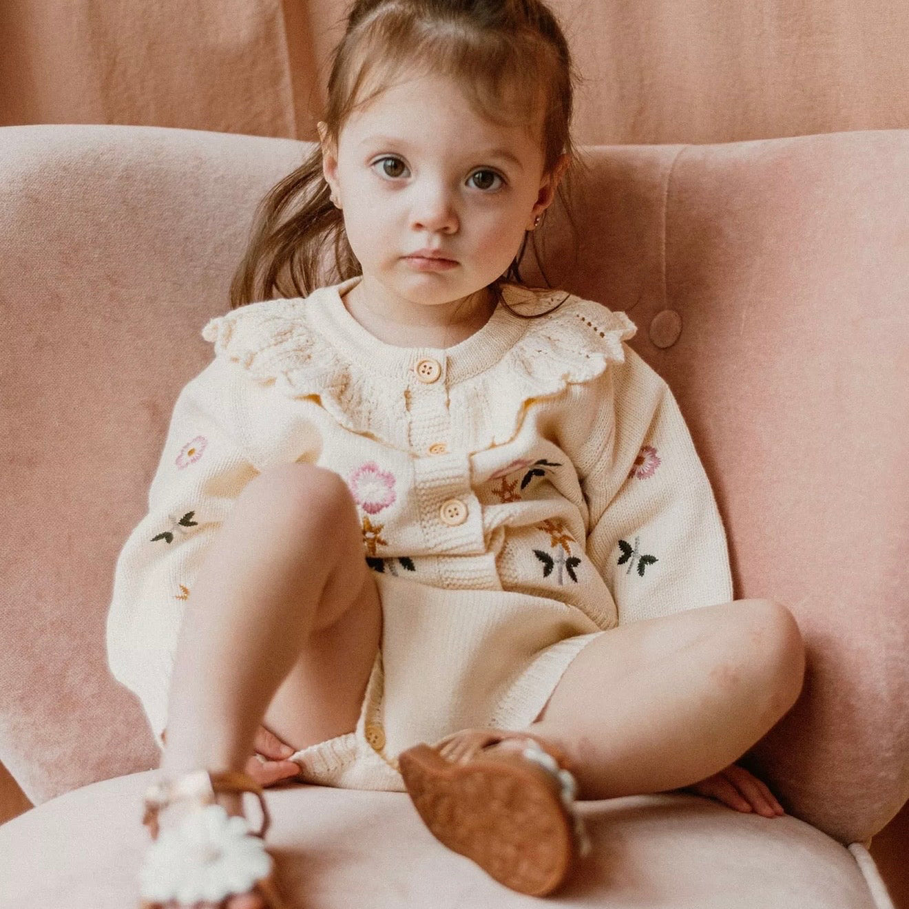 Céleste, The Floral Cardigan