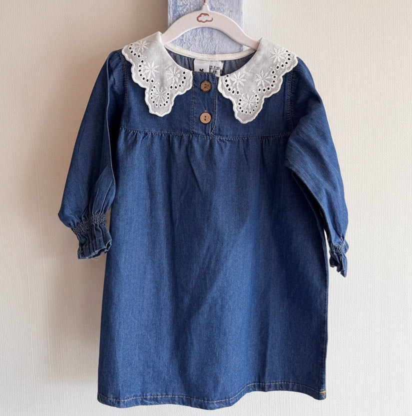 Adèle Lace Collar Dress