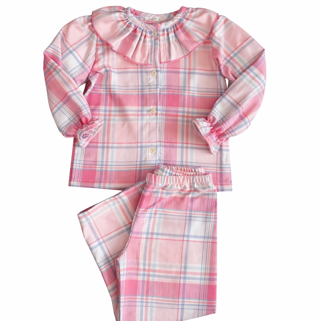 Pink Ruffle Pyjama Set