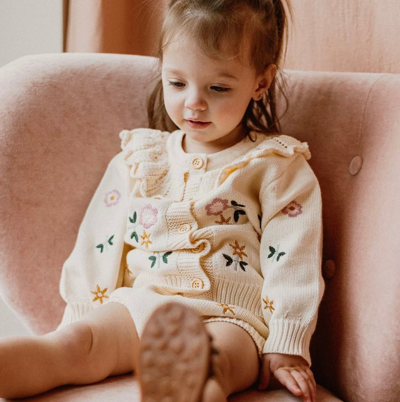 Céleste, The Floral Cardigan