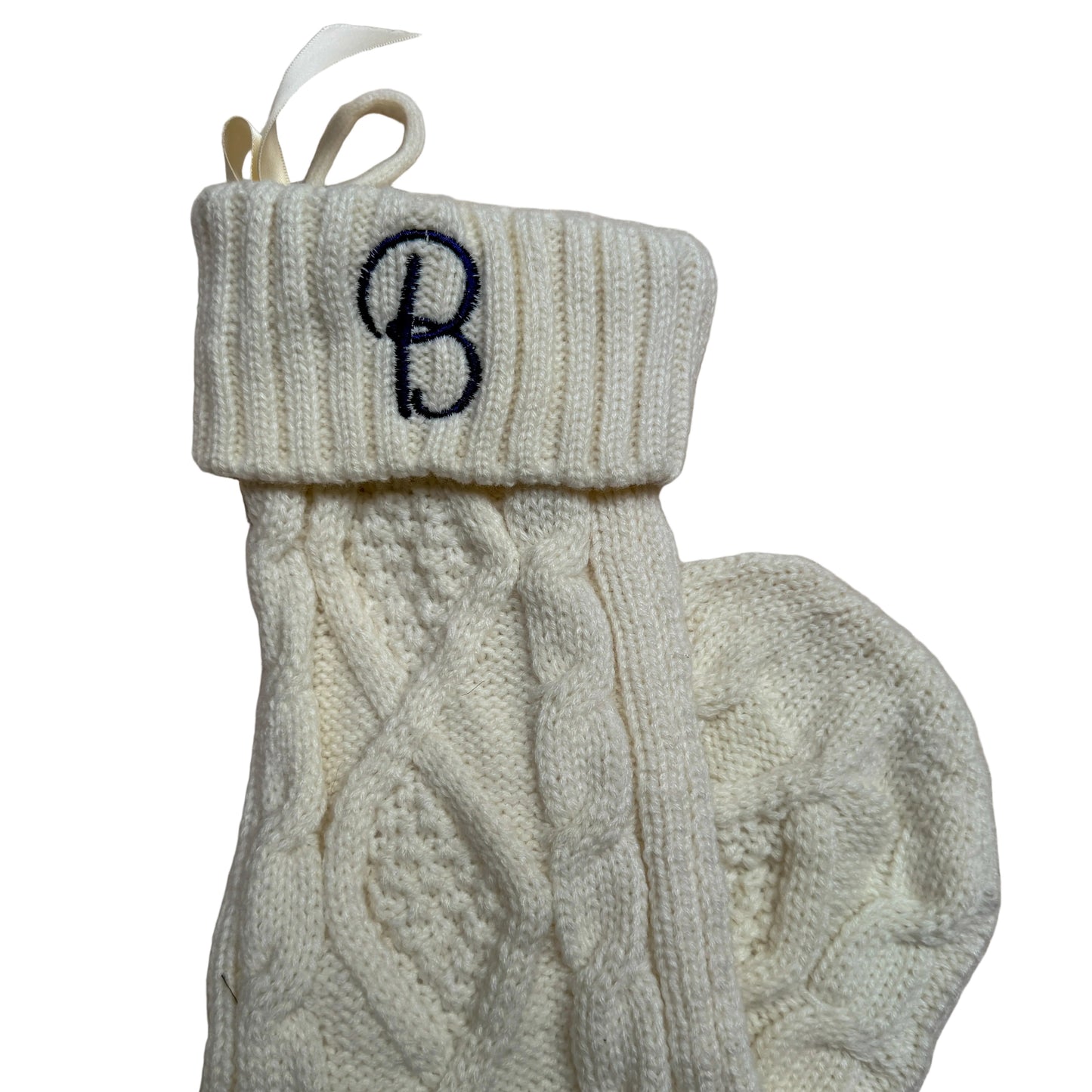 Knitted Wool Christmas stocking