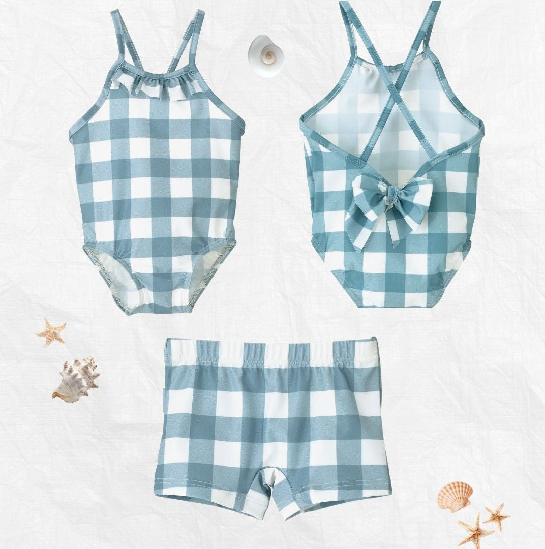 Seaside Gingham Swimsuit