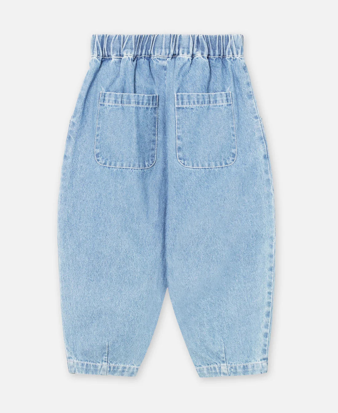 Unisex long Denim Trousers (elastic waistband)