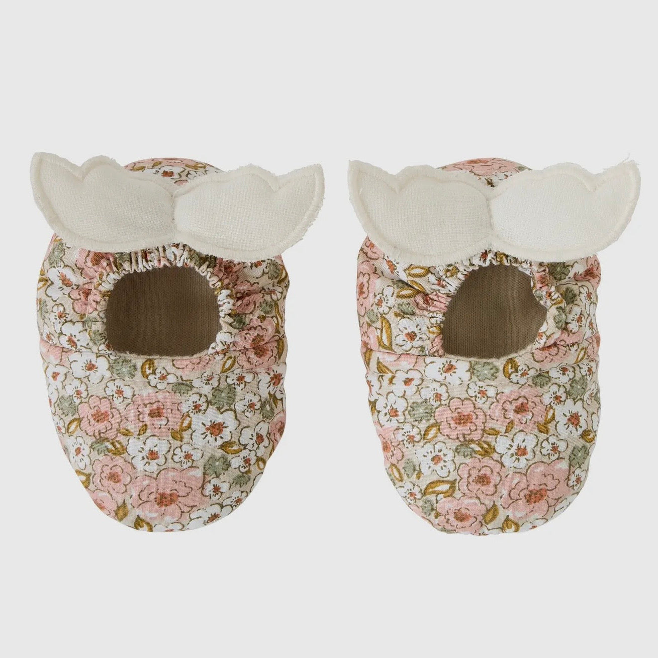 The Cotton Angel Wing Booties