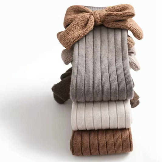 Pénélope, the Knee-High socks with bows