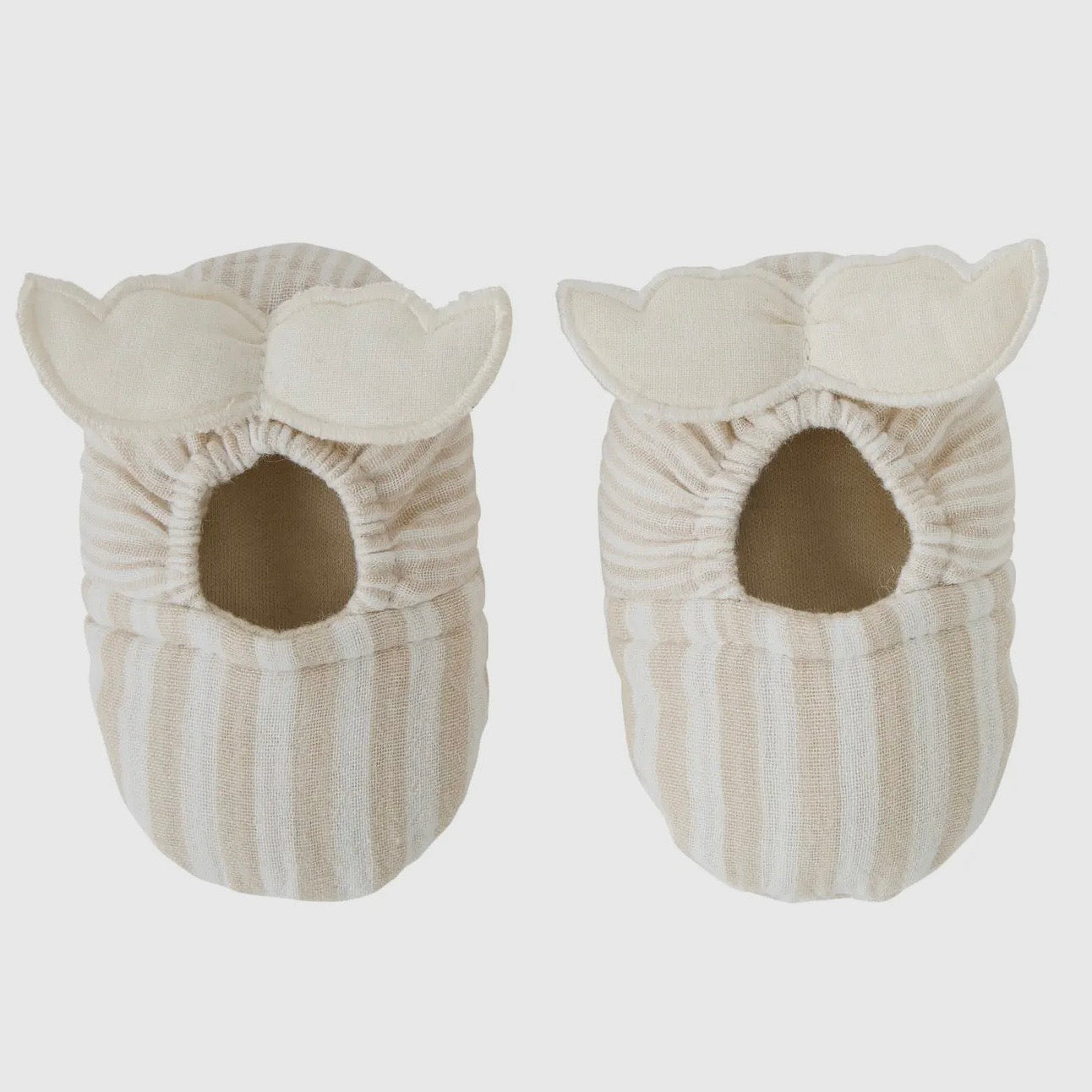 The Cotton Angel Wing Booties