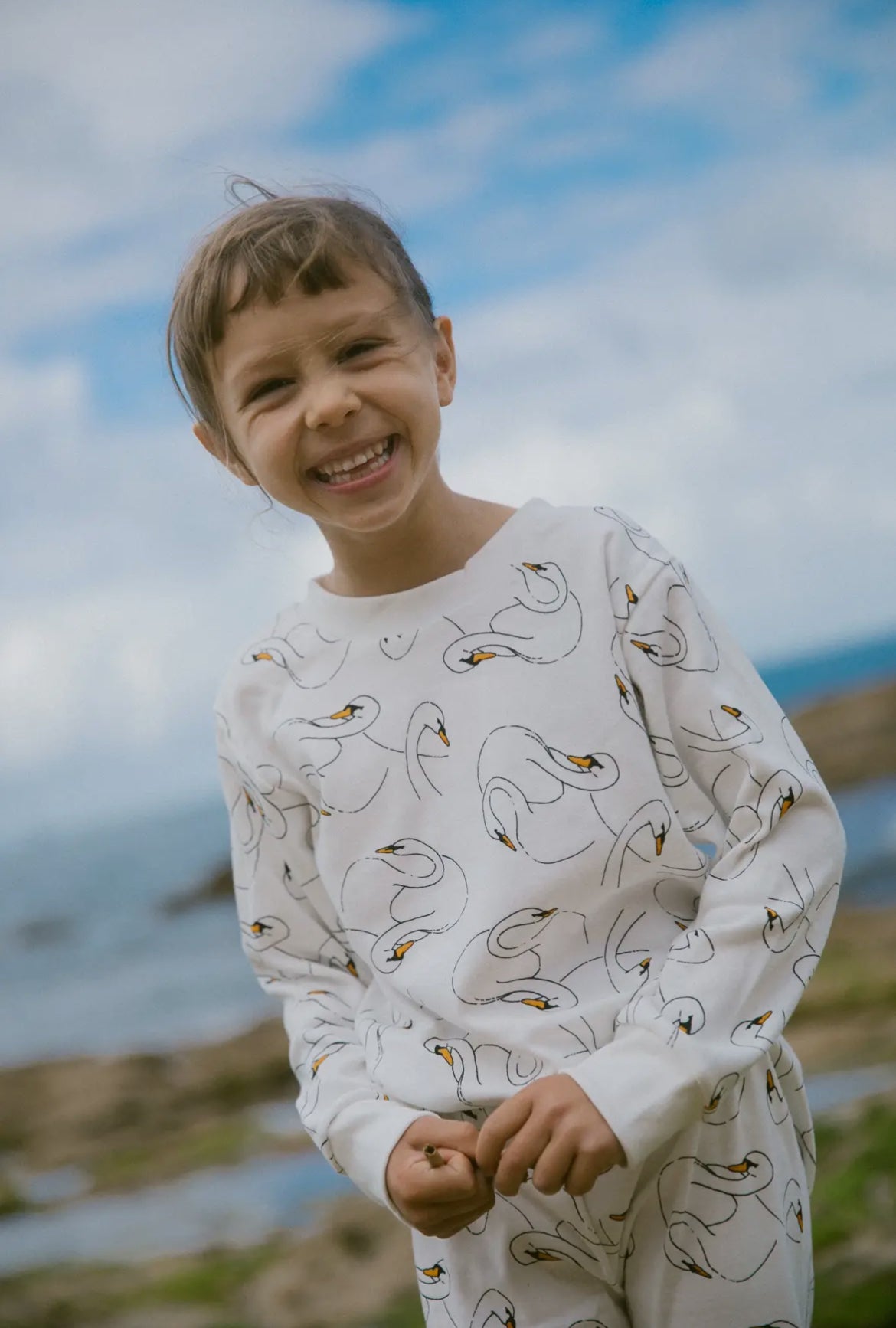 Kids Unisex Classic Set in Swansy