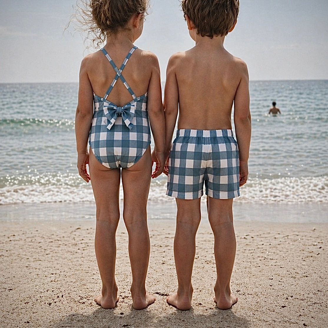 Seaside Gingham Swimsuit