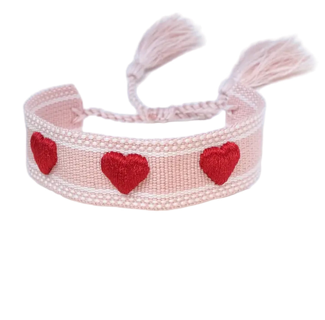 Pink Heart Bracelet