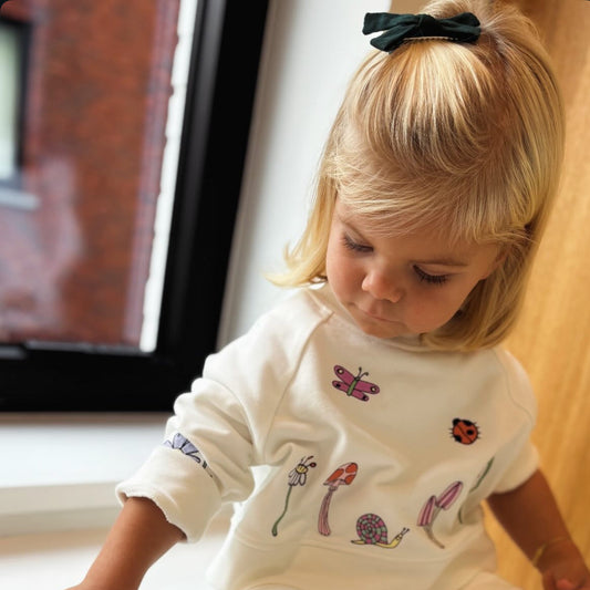 Green Bow Hair Clip (set of two)