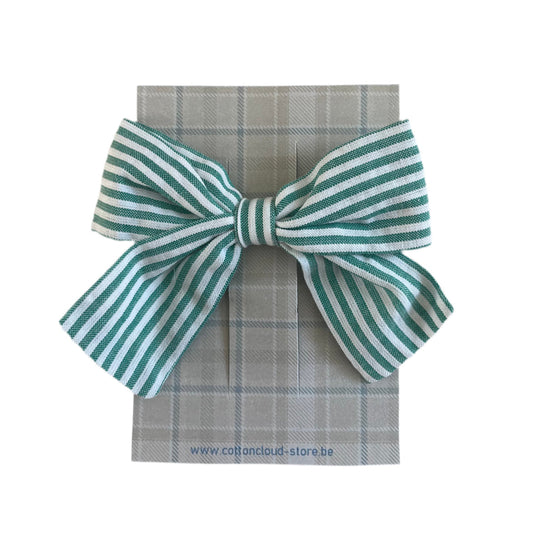 Striped Hair Bow