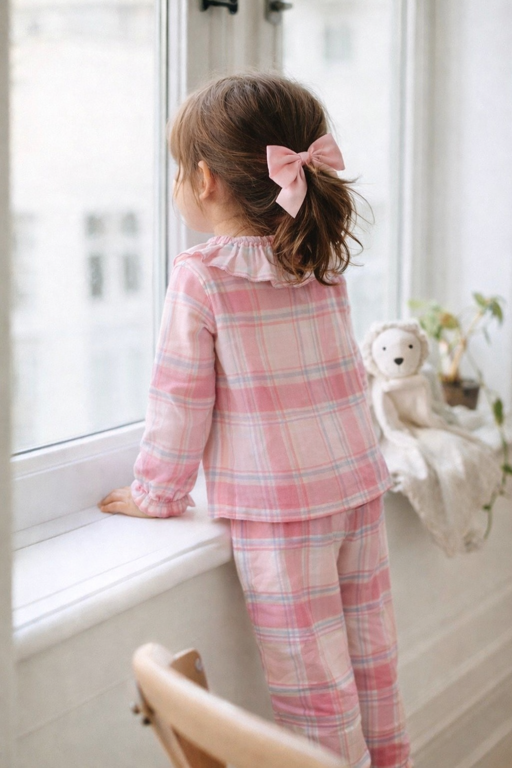 Pink Ruffle Pyjama Set