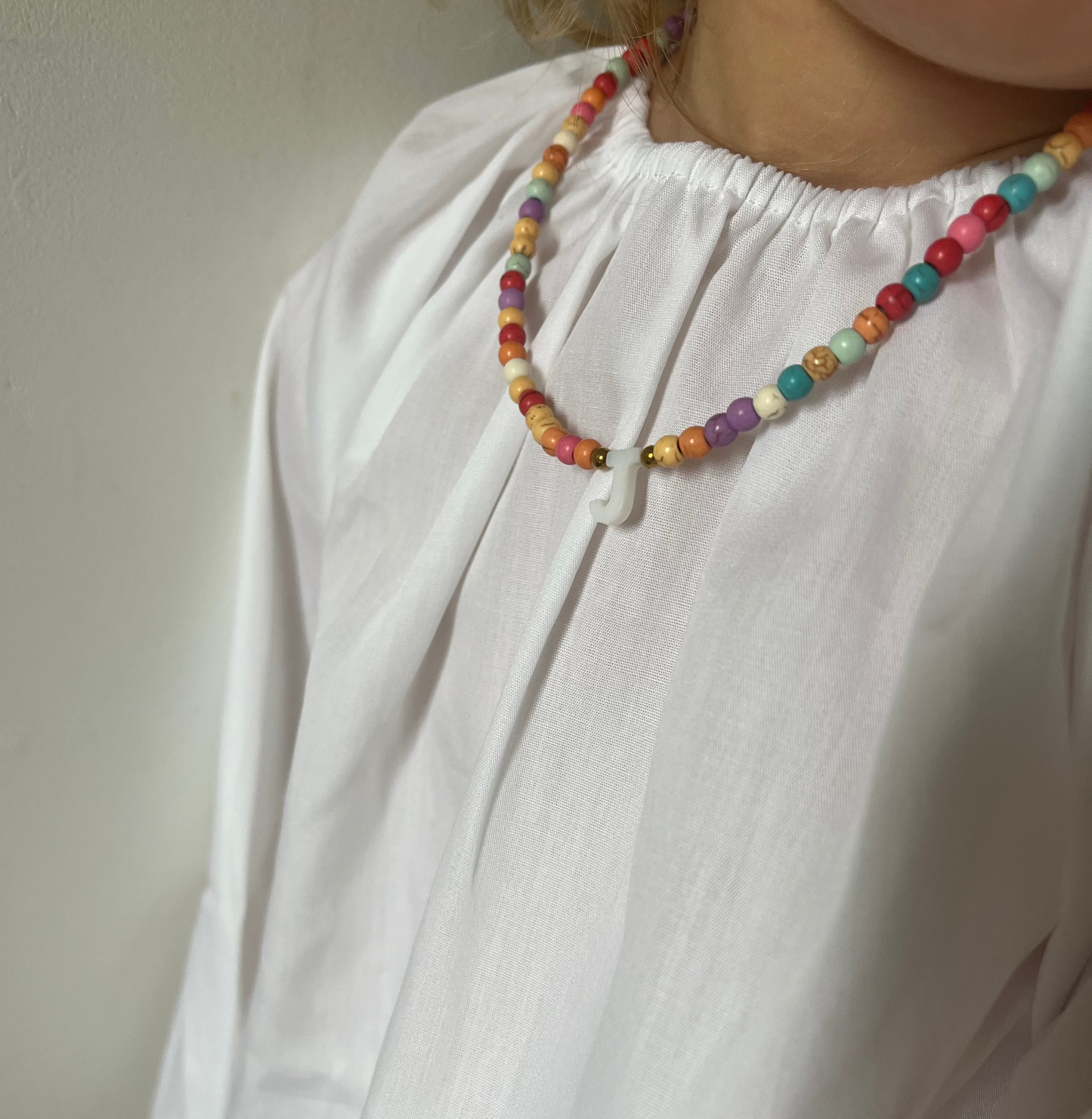 Custom Letter Beaded Necklace