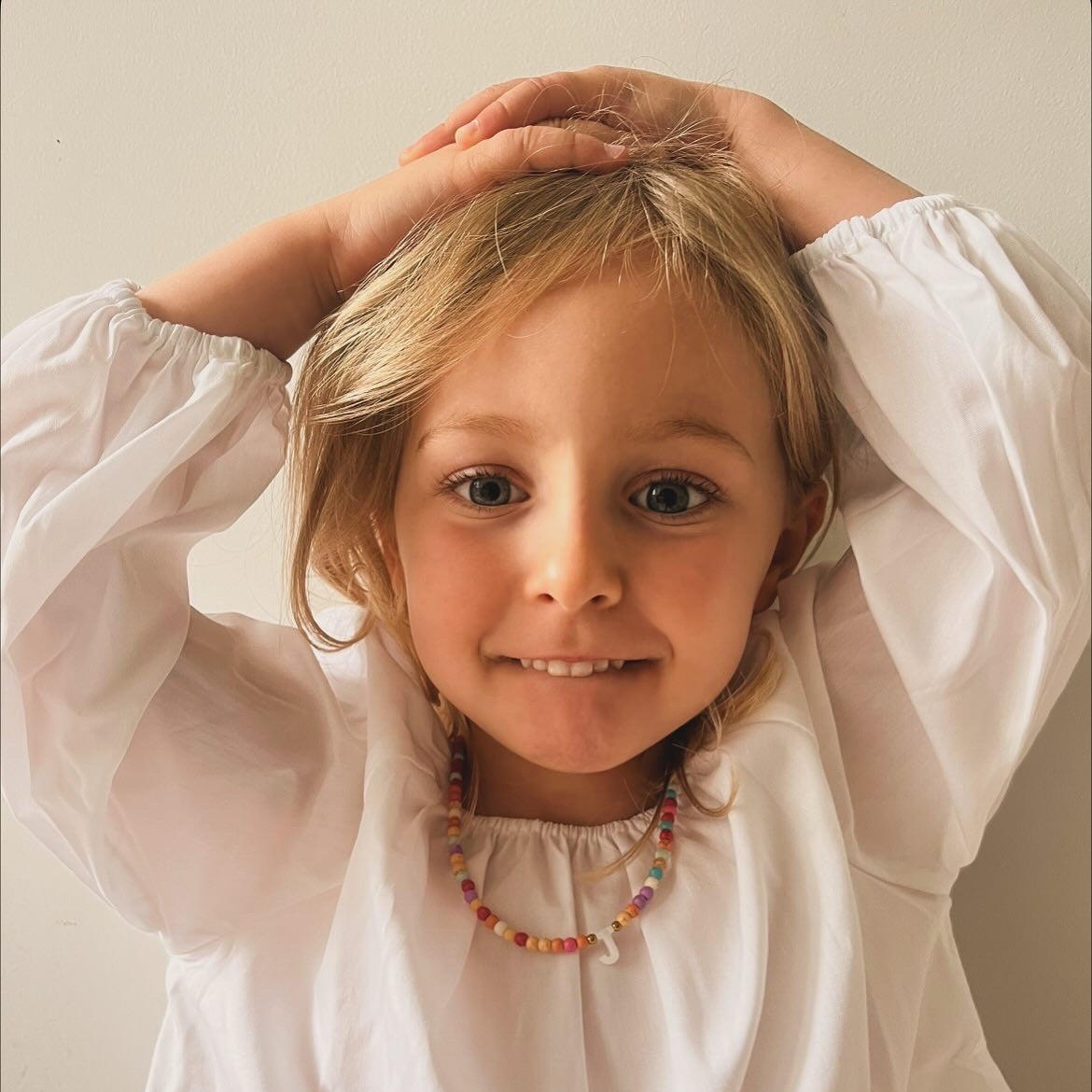 Custom Letter Beaded Necklace