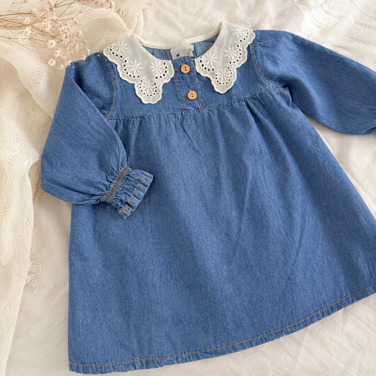 Adèle Lace Collar Dress