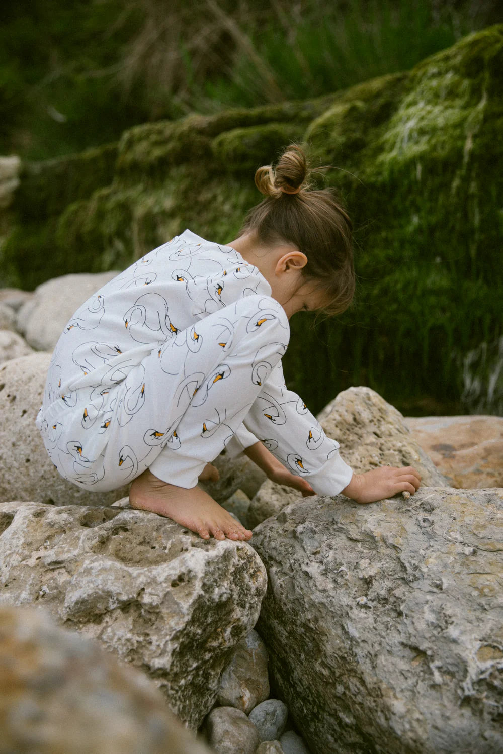 Kids Unisex Classic Set in Swansy