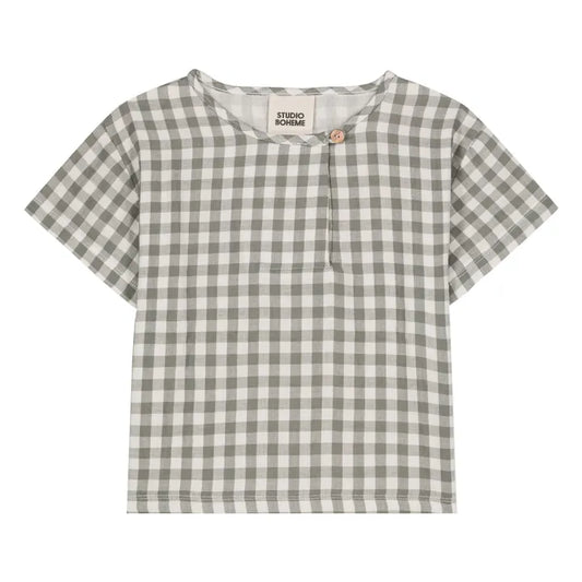 Orso, the Vichy Green-Grey T-Shirt
