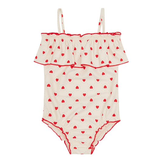 Lucy, the Red Heart Swimsuit